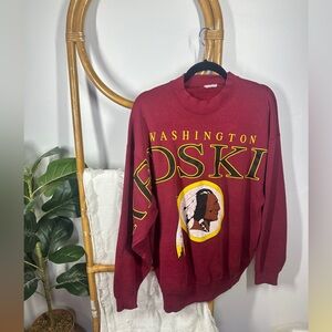 Vintage NFL Washington Redskins Maroon Sweatshirt sz L